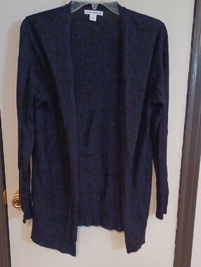 Amazon Essentials Black Open-Front Lightweight Cardigan